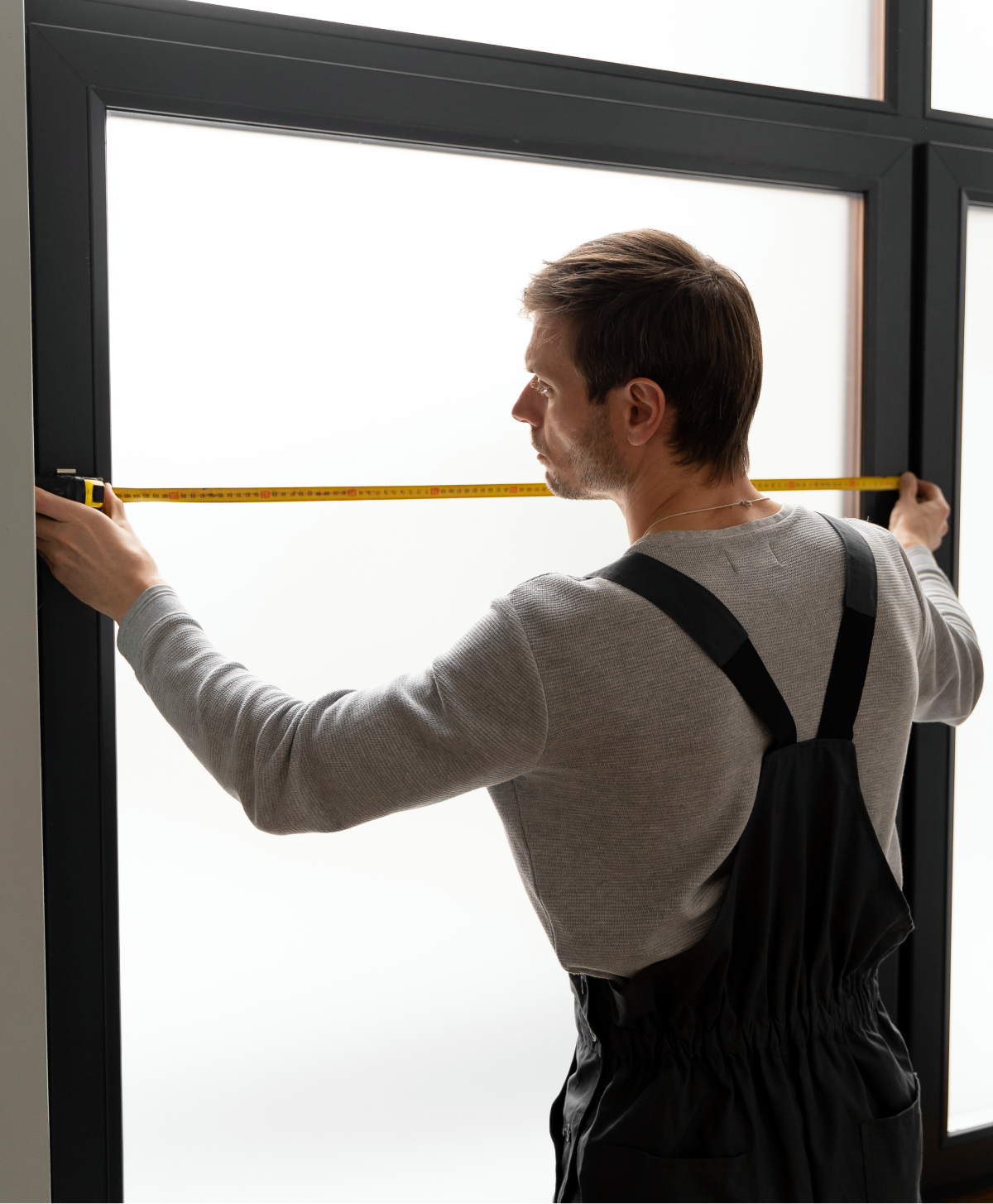 opeario midiendo ventana